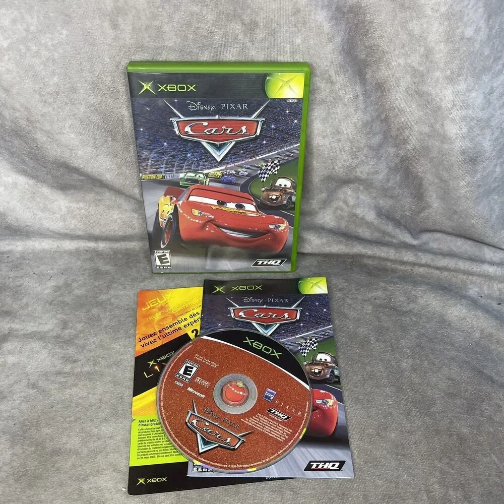 Disney Pixar Cars (Microsoft Xbox, 2006) Complete with Manual Tested